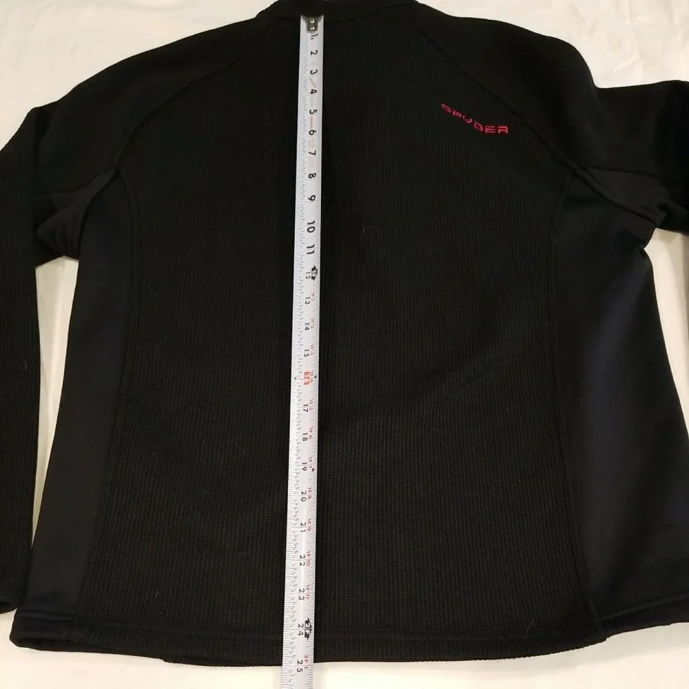 Spyder Black Jacket/Sweater with Red Details - Picture 8 of 10